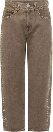 Pinko Straight Jeans - Dames - Regular Fit Jeans - Beige - W28 - Jeans
