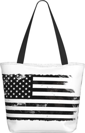 AOOEDM Distressed American Flag Ladies Shopping Bag 13x11x7in.The Perfect ValentineS Day Gift.It Is The Best ValentineS Day Gift For Mom, Daughter, Wife,Etc