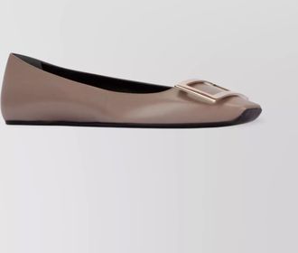 Roger Vivier buckle flat sole ballerina shoes