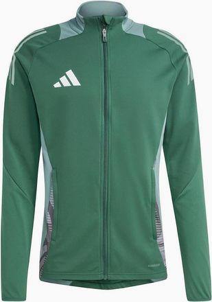 adidas Mens Tiro24 Funnel Neck High Collar Athletic Jacket - Green - Size: 40/Regular