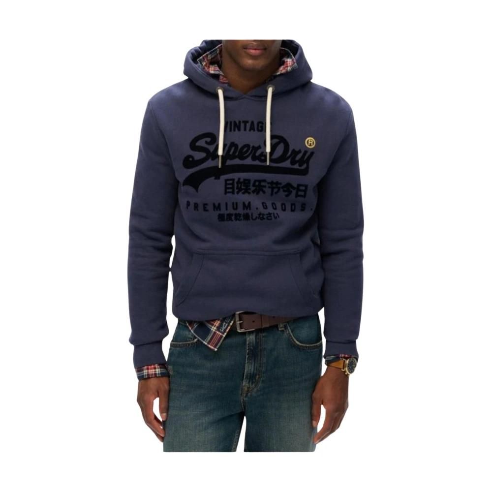 Saldi Felpe Superdry in Blu: Acquista fino a fino al −32% Styligh