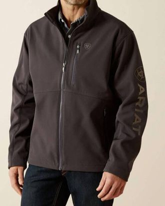 Ariat Logo Softshell Jacket In Phantom