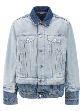 Stella McCartney Womens Layered Denim Jacket