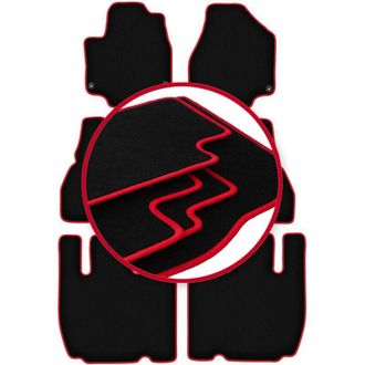 OEM Alfombrillas Carlux-red Para Chrysler Pacifica Ii 7 Plazas (2017-)