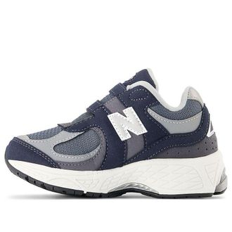 New Balance (TD) New Balance 2002R Hook & Loop Eclipse Silver Metalic IV2002SF