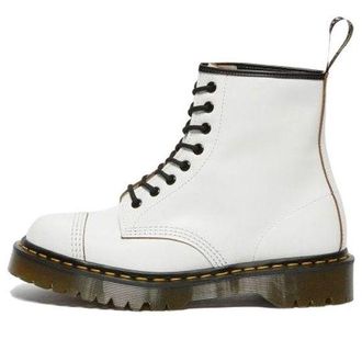 Dr. Martens 1460 Bex Made in England Toe Cap Lace Up Boots White 27386100