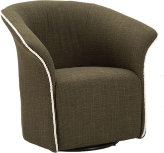 Mauro Ferretti Sill&oacute;n Giratorio Siena Verde Cm 83,5x66x80 (asiento Altura Cm 42)