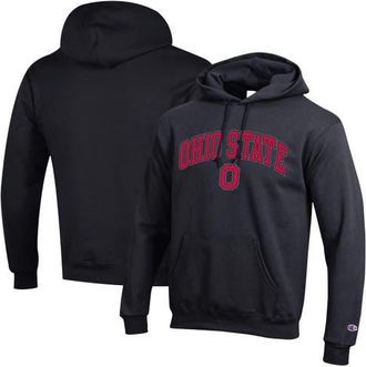 Champion Mens Champion Black Ohio State Buckeyes Arched Logo Fleece Pullover Hoodie at Nordstrom, Size Xx-Large