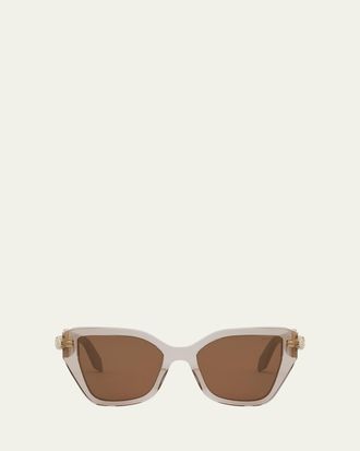 Bulgari Serpenti Acetate Butterfly Sunglasses