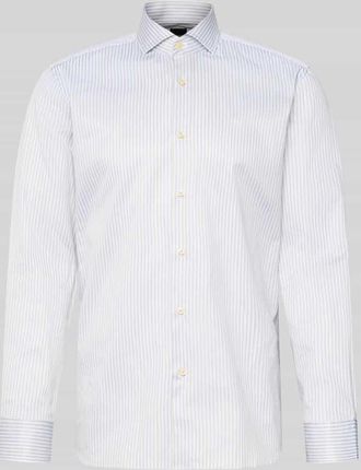 HUGO BOSS Slim Fit Businesshemd aus reiner Baumwolle Modell HANK in Sand, Gr&ouml;&szlig;e 38