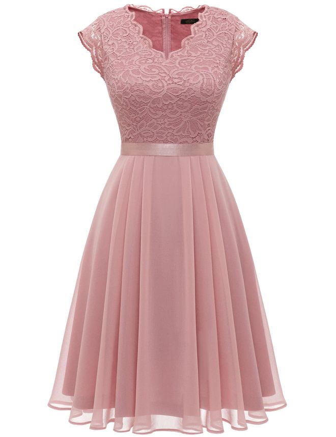 strapless open back dress Dressself Tight Pink Homecoming Dress with Lace Up Sheath Cocktail Dress main image 0