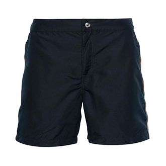 Paul Smith Beachwear, male, Blue, Size: XL Signature Stripe Swim Shorts