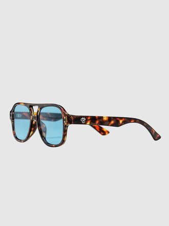 Cheapo Cocas Turtle Brown Sonnenbrille light blue