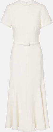 SAFiYAA Abito midi Luisa in cr&ecirc;pe con cintura