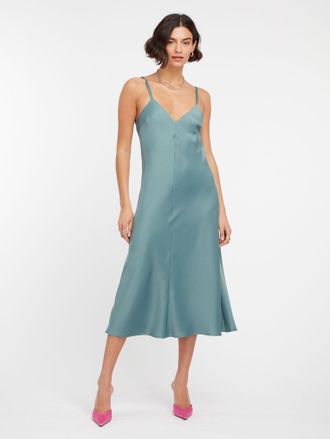 Omnes Marianne Midi Dress in Seagrass
