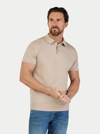Raging Bull Short Sleeve Knitted Polo Shirt in Stone at Nordstrom, Size Xxx-Large