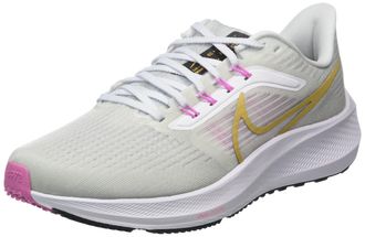 Nike Womens Nike Air Zoom Pegasus 39 Sneaker, White Wheat Gold Pure Platinum, 7 UK