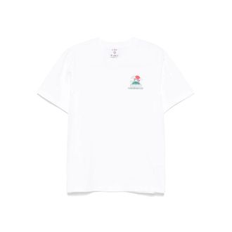 Casablanca T Shirt Bianco-Uomo
