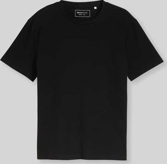 Tom Tailor Denim Regular Fit T-Shirt aus Baumwoll-Mix in Black, Gr&ouml;&szlig;e XXL