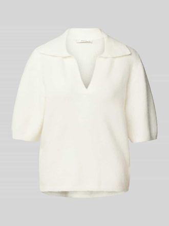 Gestuz Strickpullover mit 1/2-&Auml;rmel Modell alpha in Offwhite, Gr&ouml;&szlig;e XS