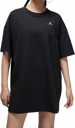 Nike Jordan Womens Essentials T-Shirt Dress In Black