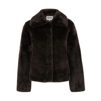 Apparis Elis Jas - Dames - Jassen - Bruin - L - Leer - Jassen