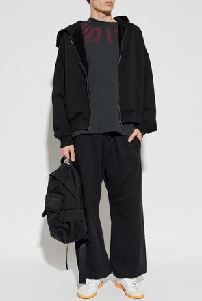 Palm Angels Hoodie, Mens, Black