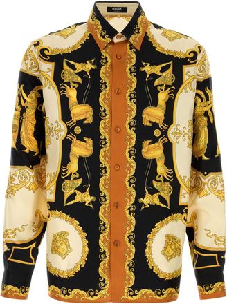 Versace Printed Silk Shirt