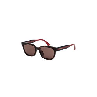 Gucci Zonnebrillen - Heren - Zonnebrillen - Bruin - 56 MM - Accessoires