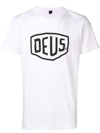 Deus logo T-shirt - men - Cotton - S - White