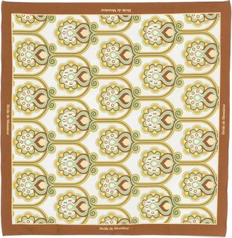 Dr&ocirc;le de Monsieur Floral Tapisserie Foulard