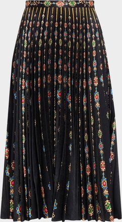 Saloni Kim Mosaic Stripe Skirt