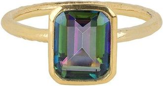 Tiramisu 14K Over Silver 2.15 Ct. Tw. Mystic Quartz Ring