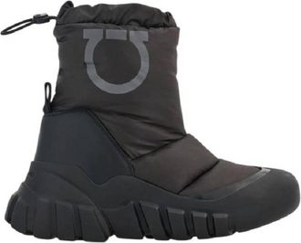 Ferragamo Deode Gancini Padded Ski Boots, Size 10
