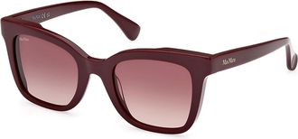 Max Mara MM0067 LEE2 66Z Womens Sunglasses Red Size 50