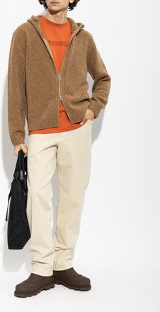 Moncler T-shirt With Logo, Mens, Orange