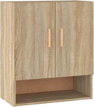 vidaXL Armario De Pared Madera Contrachapada Roble Sonoma 60x31x70 Cm Vidaxl