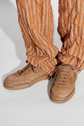 Dolce & Gabbana Suede Sports Shoes, Mens, Brown