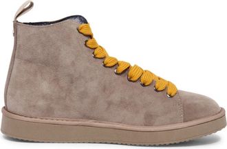 Panchic Ecofur Lining Enkelboot Walnut-Yellow - Dames - Sneakers - Beige - 41 EU - Su&egrave;de - Schoenen