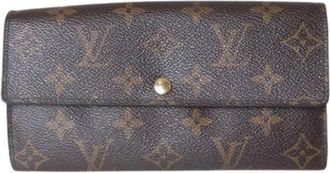Louis Vuitton Pre-owned Canvas wallets - Dames - Vintage Accessoires - Bruin - ONE Size - Vintage