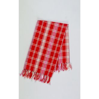Archive New York Handwoven Holly Cotton Tea Towel in Red at Nordstrom, Size Small