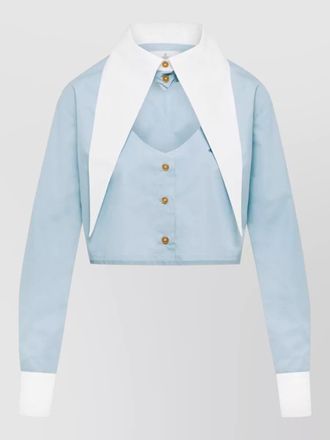 Vivienne Westwood cropped cotton shirt