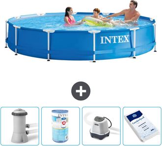 Intex Piscina Con Estructura Redonda - 366x76 Cm - 7-piezas S31742
