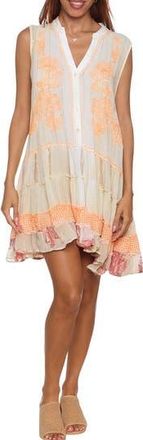 Ranee’s Tiered Ruffle Dress in Peach at Nordstrom Rack, Size Large/x-Large