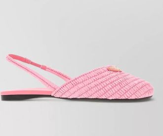 Prada raffia sandals