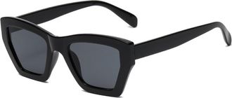 Generic Womens Outdoor Commuter Sunglasses Vacation Mens Driving Sports Sun Glasses(Black)