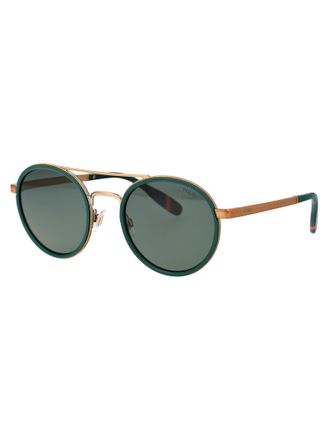 Polo Ralph Lauren Mens Sunglasses 0ph3150 Green-Antique Gold Metal Green/antique