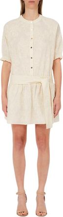 Liu Jo Shirt Dress - Dames - Shirt Kleedjes - Beige - XS - Leer - Kleedjes