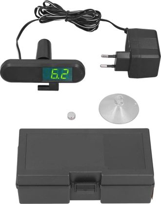OEM Monitor De Ph Para Acuario Ph-025w Con Ventosa, Medidor De Ph Y Comprobador De Calidad Del Agua Para Peceras, Enchufe Europeo De 230 V
