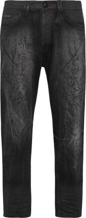 Philipp Plein Heren, Jeans, Zwart, Maat: W27 Denim